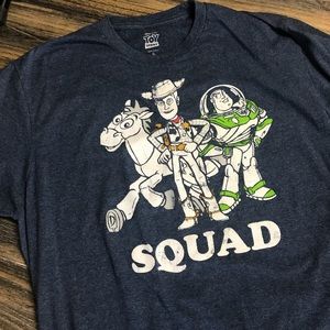 Toy Story Squad graphic t-shirt Sz XL Disney Pixar